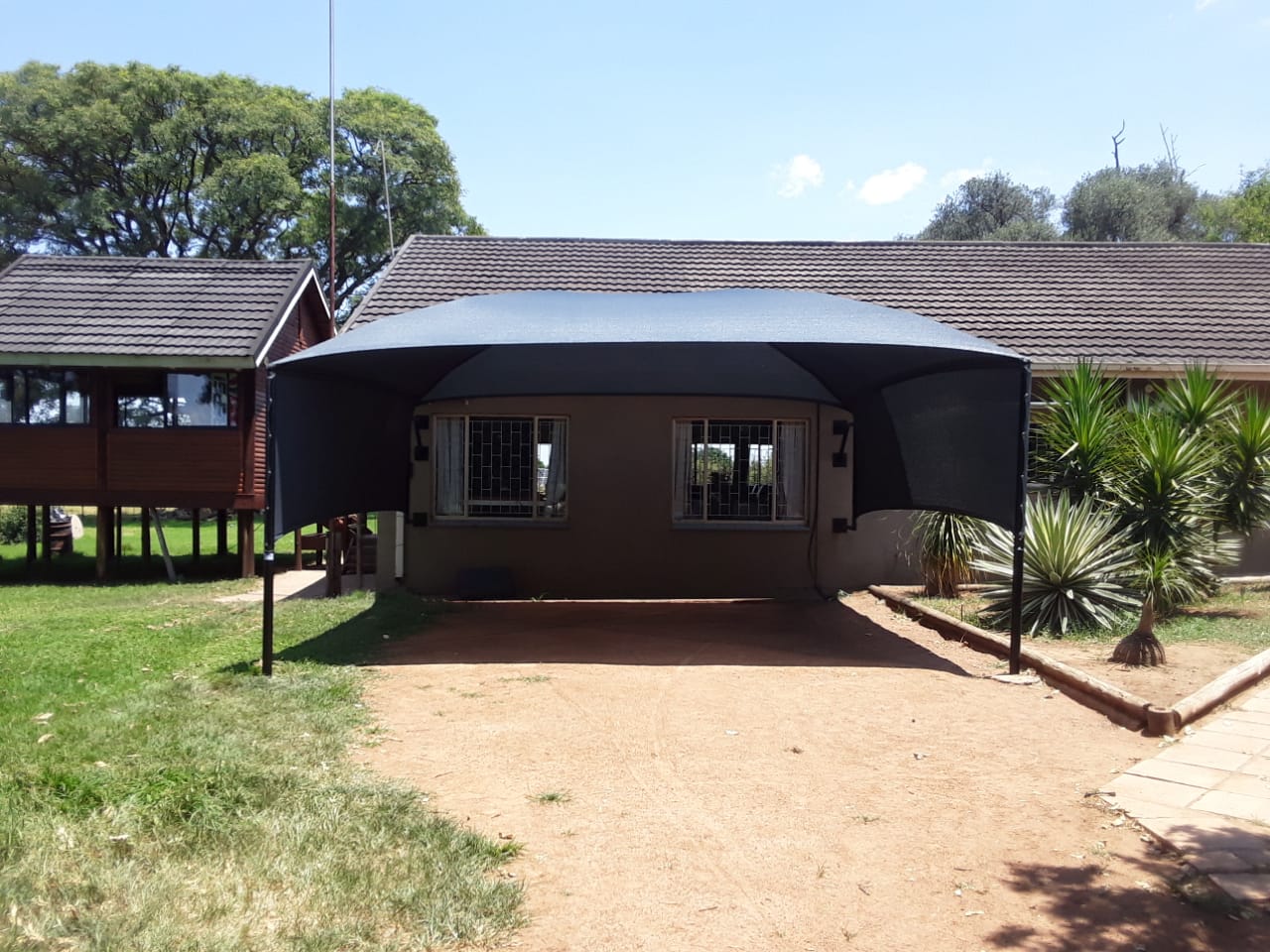 Side nets installation